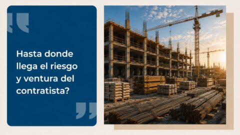 El riesgo derivado del incremento del precio de materiales de construcción